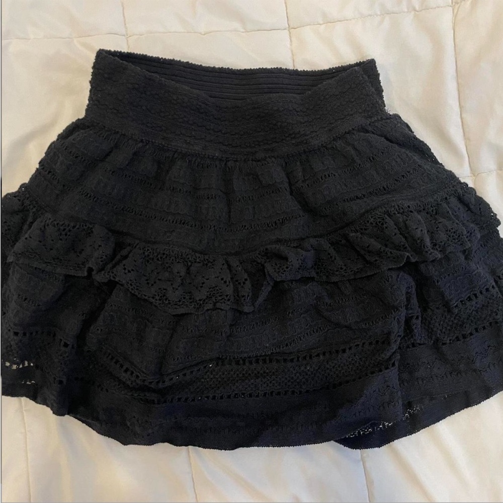 Aerie Black Mini Skirt